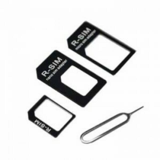 Converter Micro, Nano Sim Adapter + Ejector