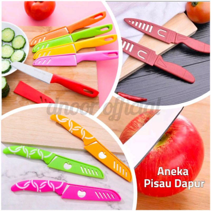 Pisau Dapur Buah Sayur Makanan kitchen set Stainless steel knife dapur unik