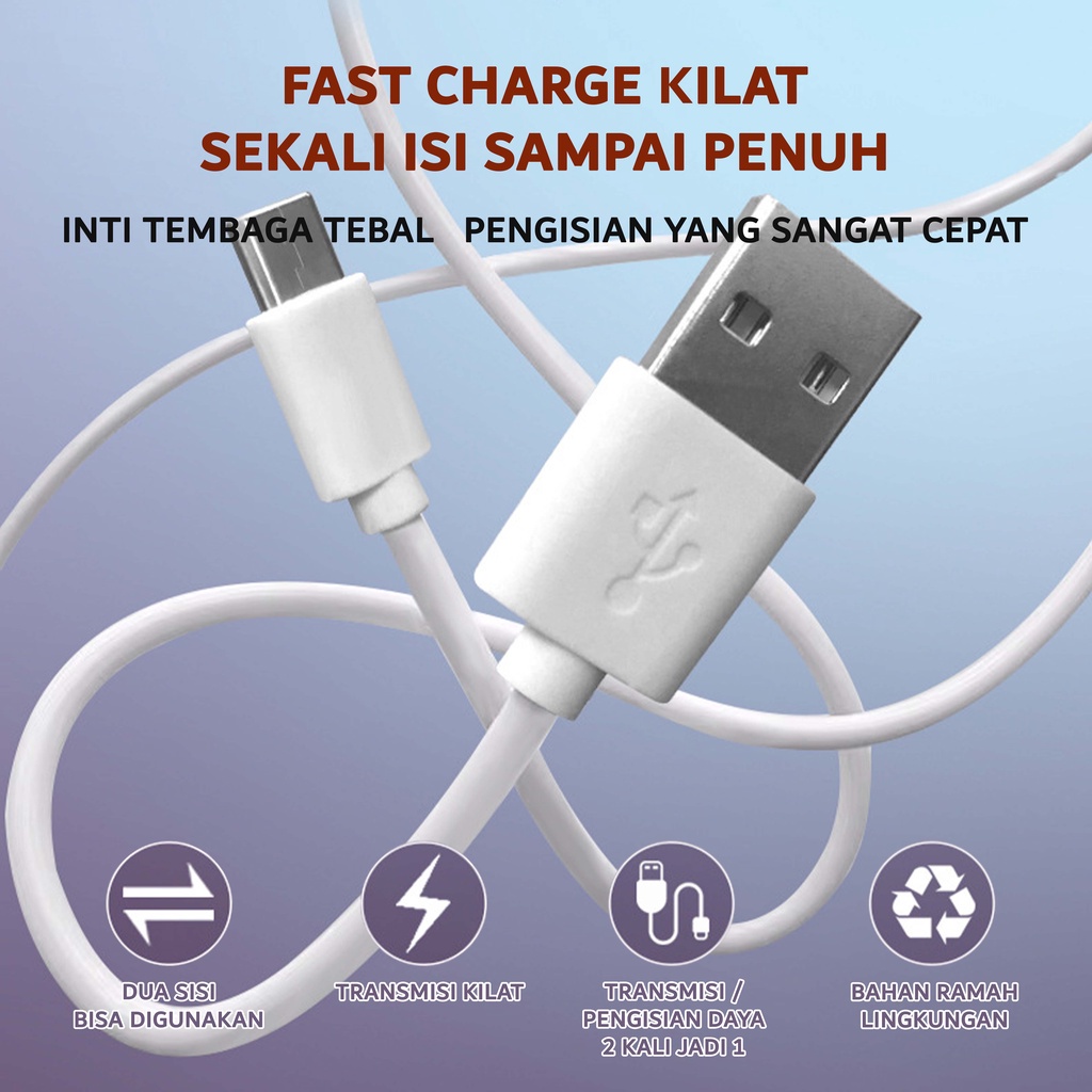 glowytoko Kabel data Android micro usb fast charge TYPE-C fast charge 5A 1M 5A 2M