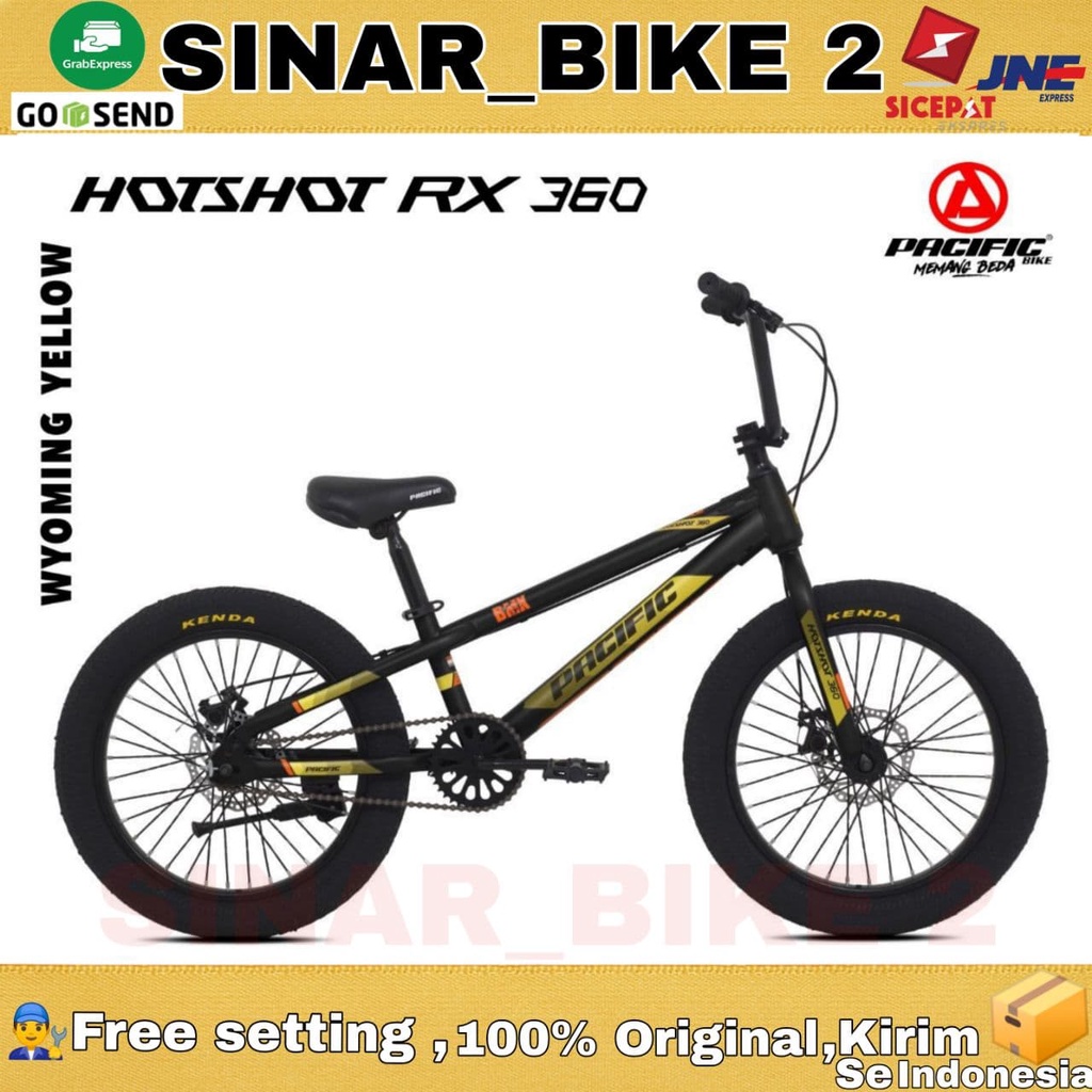 Sepeda Anak BMX PACIFIC HOTSHOT RX 360 20 Inch Rem Cakram Ban Jumbo