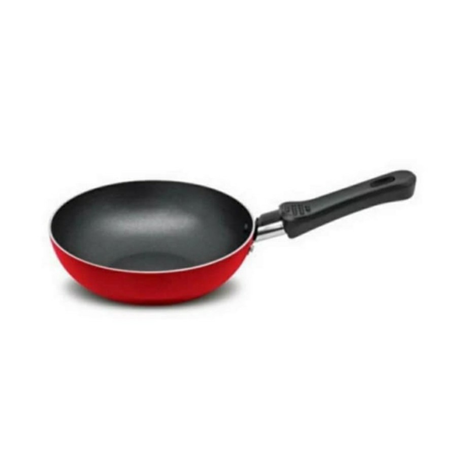 Maxim Valentino Deep Wok 24Cm Penggorengan NVAL-DW24 Wajan Anti Lengket 24 Cm DeepWok