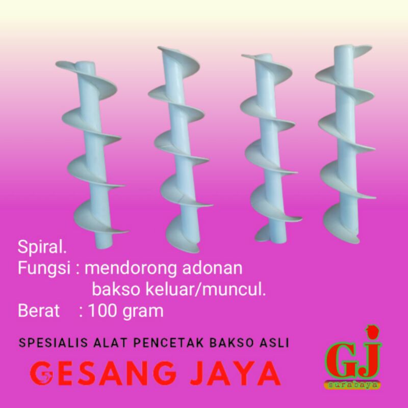 

Spiral pencetak bakso