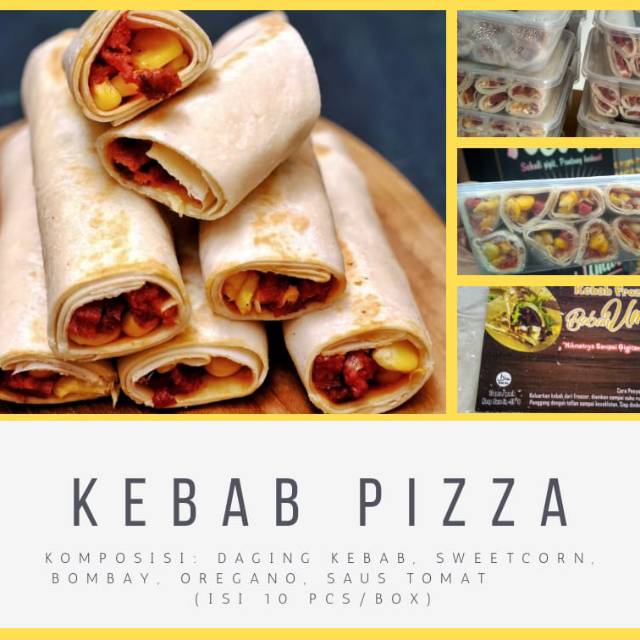 

Kebab Frozen pizza Babah Umar