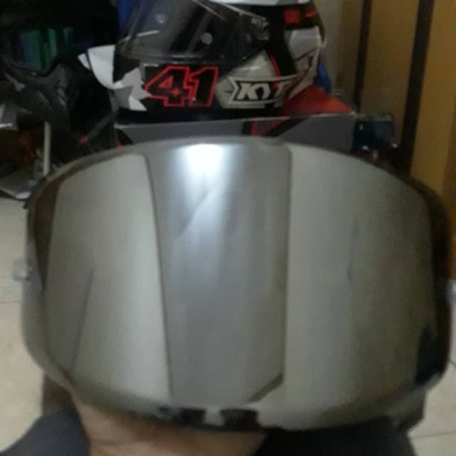 Visor iridium silver KYT NFR 2018