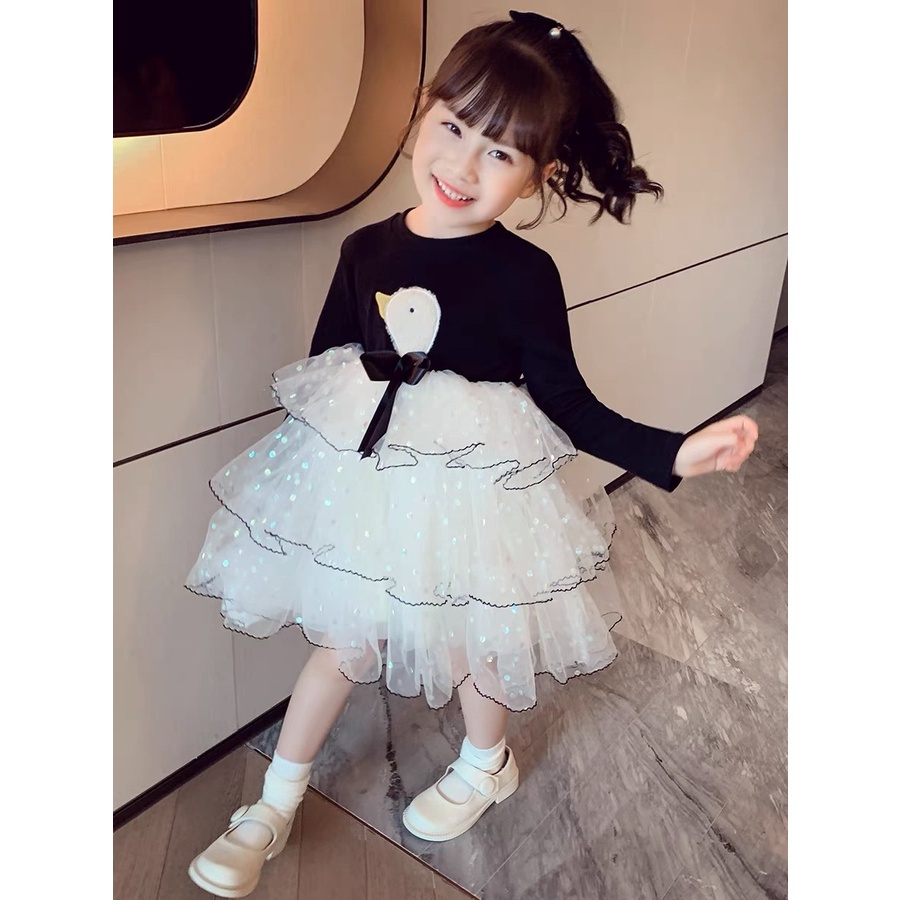 CHUBBI 111 Dress Anak Perempuan Tutu Confeti Duck