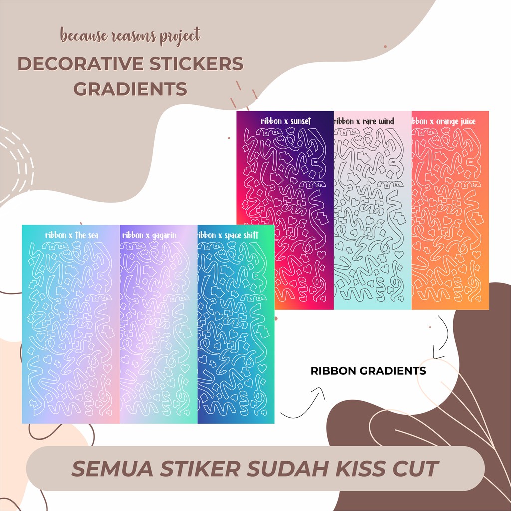 STIKER DECO - POLCOS GRADIENTS RIBBON-3