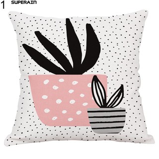 Bayar Di TempatLinen Pot Tanaman Kaktus Lempar Bantal ...