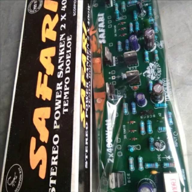 Kit Driver Safari Stereo Power Sanken 2 x 400 Watt