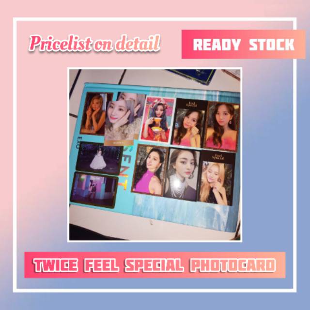 [READY] TWICE FEEL SPECIAL PHOTOCARD