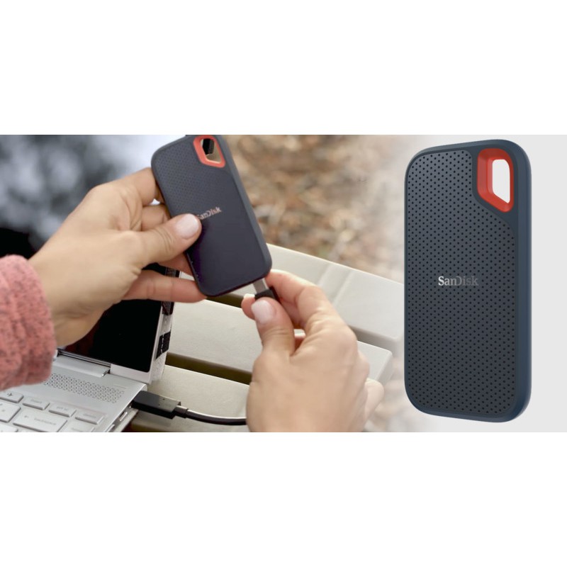 Portable SSD 500GB Sandisk Extreme E61 Speed 1050mbps - Garansi Resmi