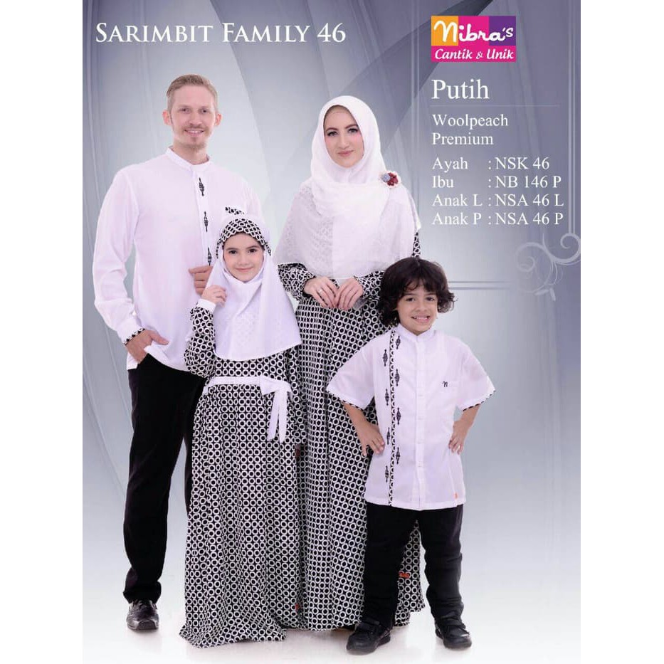 Terbaru SARIMBIT PUTIH NIBRAS 46 DAN SARIMBIT 29 MARUN KREM GAMIS XXL KOKO XL Berkualitas