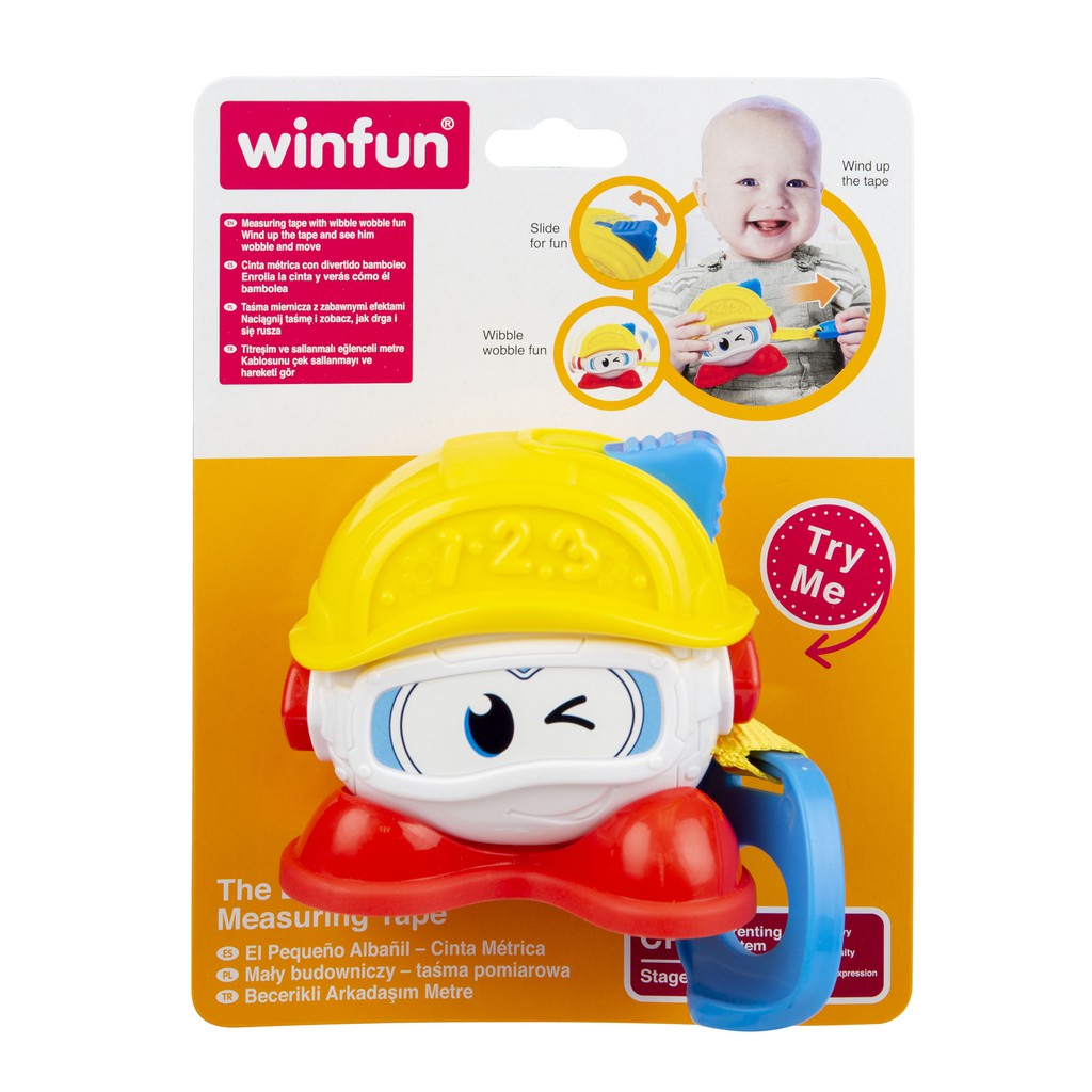 WINFUN The Little Builder - Measuring Tape Mainan Anak Meteran