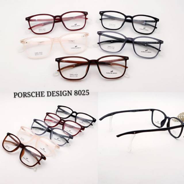 Kacamata TR8025  dua model free lensa radiasi minus cilinder plus