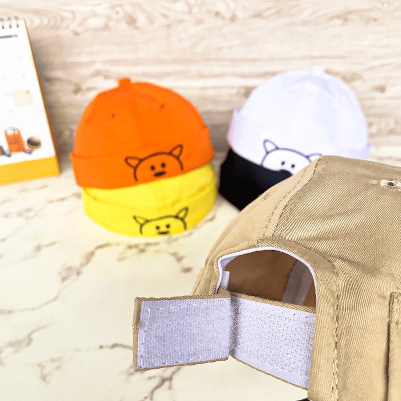 Jocoproduction - Topi Fashion Peci Anak Bayi Laki-laki & Perempuan Motif Bordir Bear Unisex-6