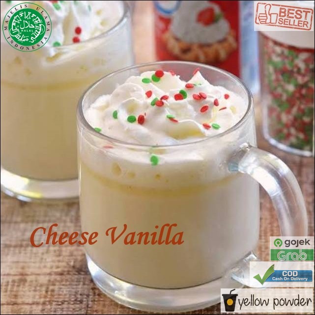 

BUBUK MINUMAN CHEESE VANILLA POWDER DRINK 1KG/Bubuk Minuman rasa Cheese Vanilla