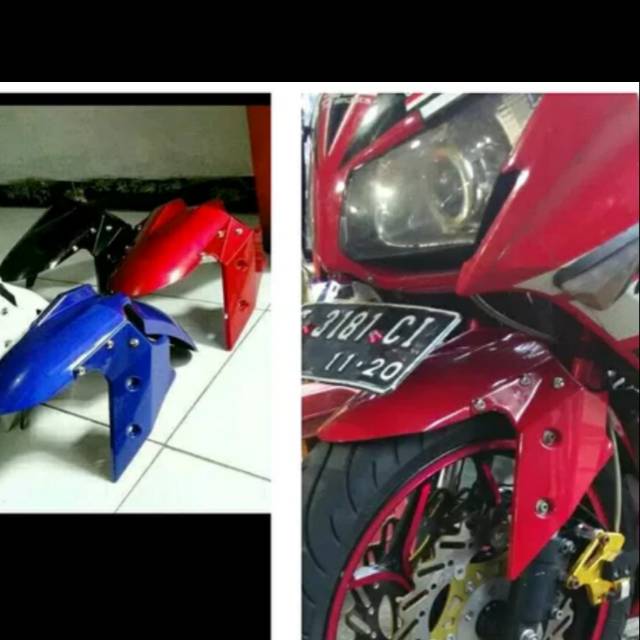 Spakbor depan / slebor depan CBR R15 V3 R25 R15 V2 ninja 250 ninja rr mono