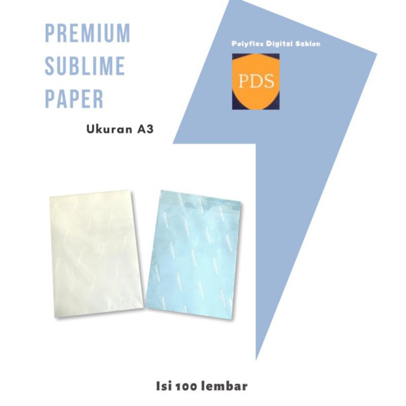 

Kertas Sublim Premium A3 untuk transfer sablon mug, pin, piring, ganci