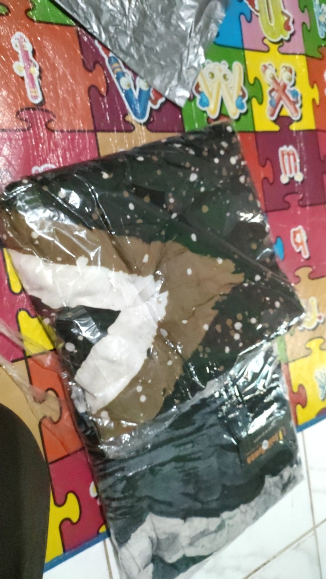 Gamis Twill Cap Malam Asli Batik Pekalongan | Gamis Twill | Gamis Twill Abstrak Bahan Rayon Adem