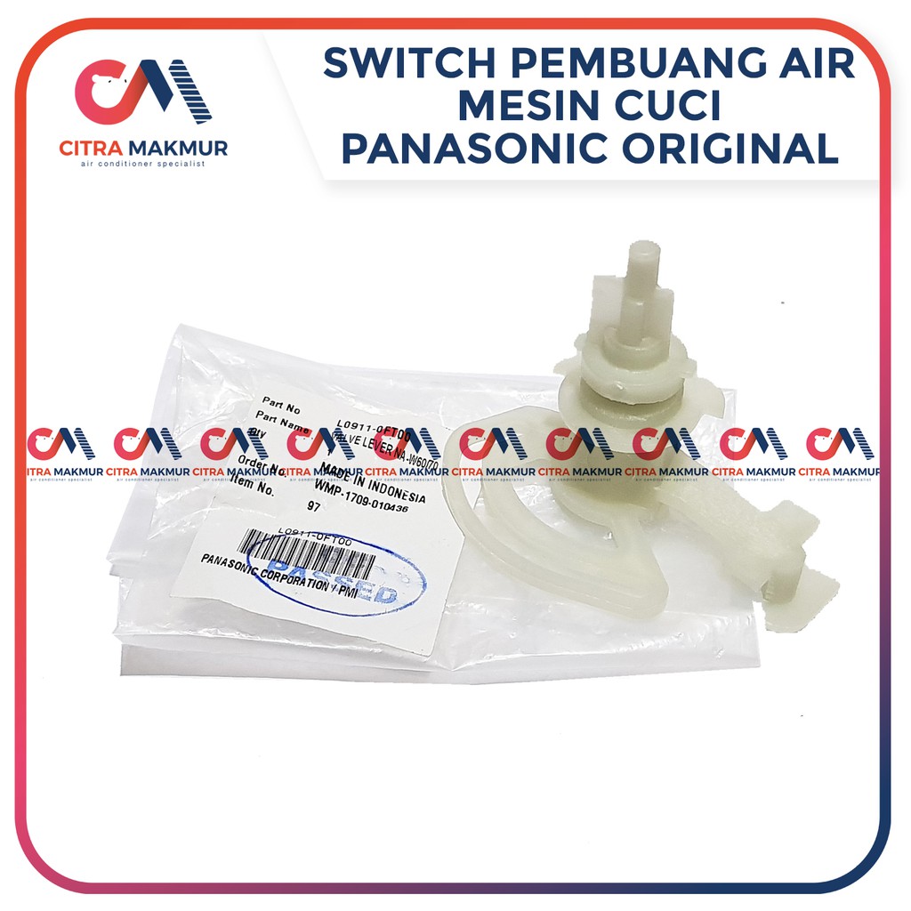 Drain Valve LEver Knop Pembuangan Air Panasonic penarik tali untuk Mesin Cuci original