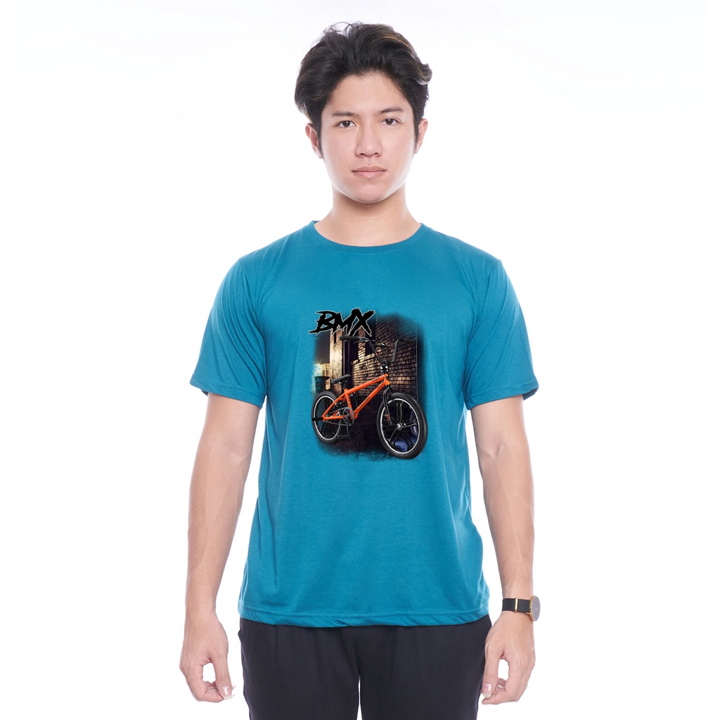 Kaos Oblong Pendek Gambar Sepeda BMX