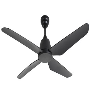 MT.EDMA 52in ATLAS Ceiling Fan Dekoratif (Black) + Remote Control