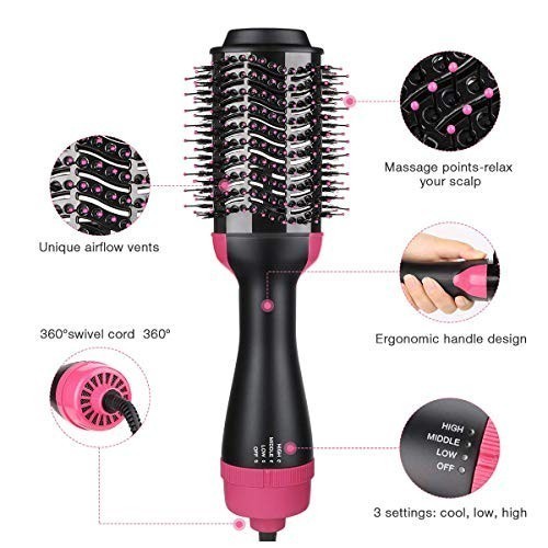 Blow Dryer Sisir pengering rambut 2 in 1