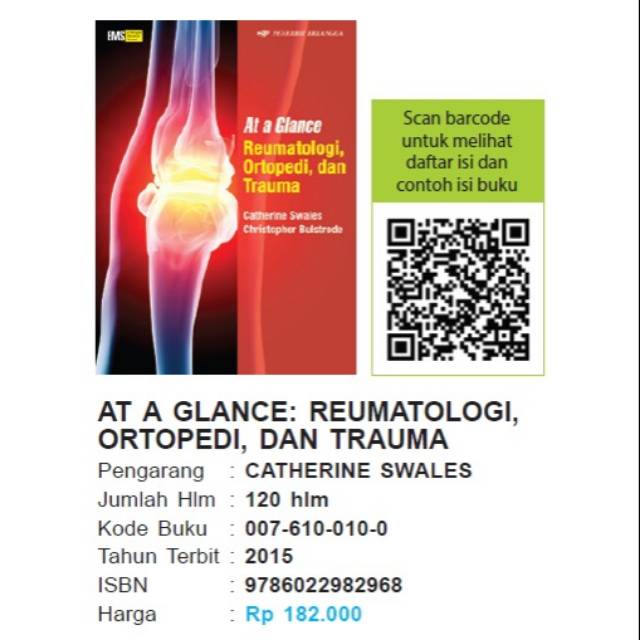 Buku 
AT A GLANCE REUMATOLOGI ORTOPEDI & TRAUMA