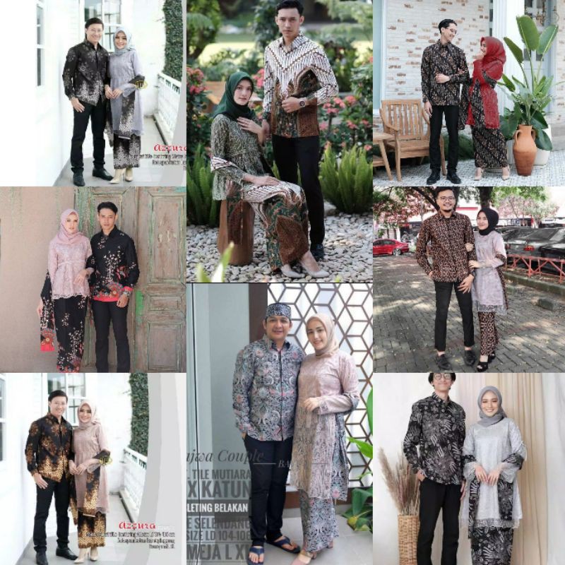 KAHIYANG set || set kebaya batik free selendang bisa Couple sama KEMEJA atau HEM