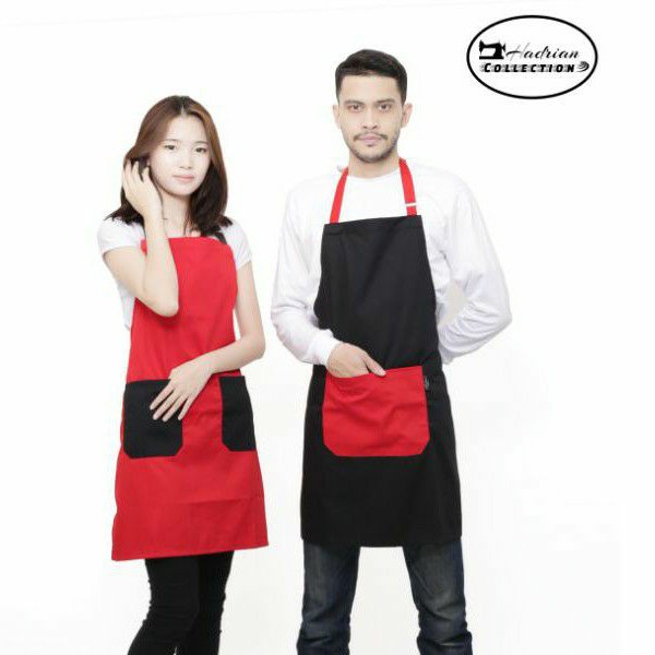 Celemek apron combination  warna Celemek pria wanita Celemek masak Celemek kitchen