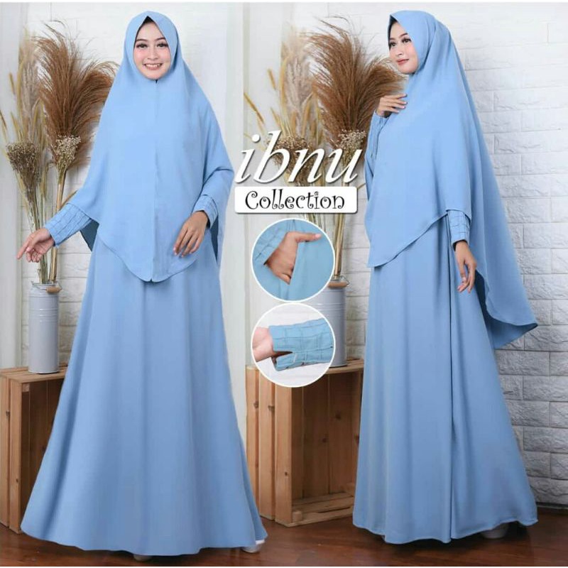 jilbab v standar/bergo standar/khimar polos/krudung syari/khimar ibnu collection