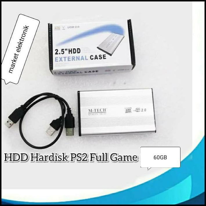 Hardisk External 60Gb Ps2 Fat Dan Slim Fullgame