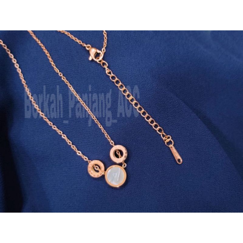 Kalung TITANIUM CRAMIC MIKY Perhiasan super berkelas fashion korea anti karat dan anti luntur ini