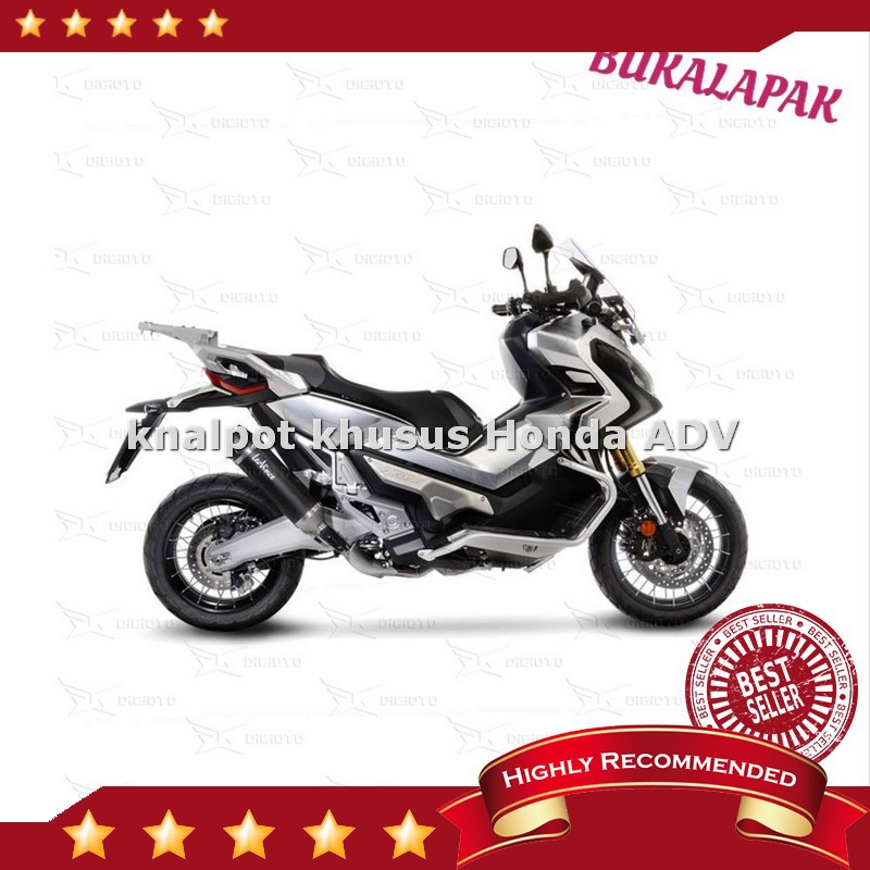 Termurah Unik Leovince Nero SS Black Slip On Honda X ADV tran slahg Murah