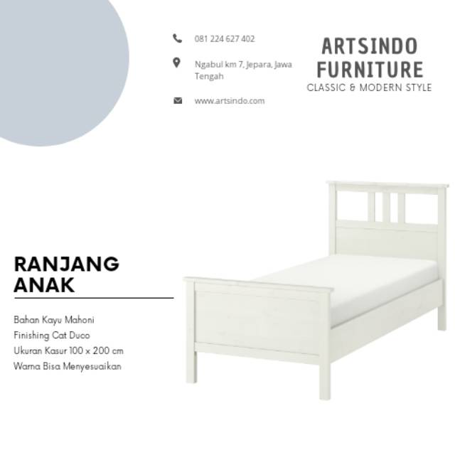 Ranjang Anak Kasur Single Termurah