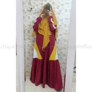  Gamis  Syari sporty casual olahraga kaos  babyterry  premium 