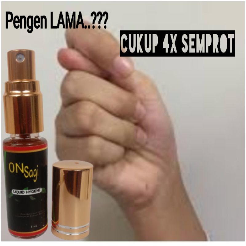 ONSAGI SPRAY GOLD TOP SEMPROT TAHAN LAMAOBAT KUAT