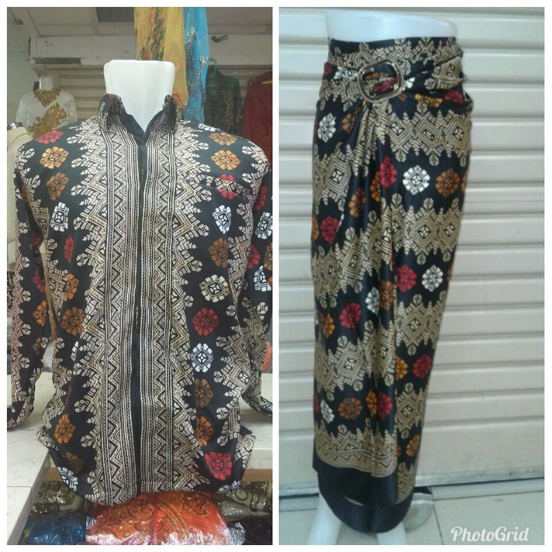 IndahKebaya | 50+ MOTIF /COUPLE ROK LILIT DAN KEMEJA PANJANG / COUPLE BATIK MURAH / ROK KEBAYA JUMBO