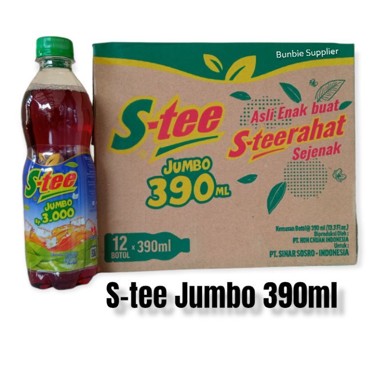 Stee Botol Perkarton 390 ml x 12