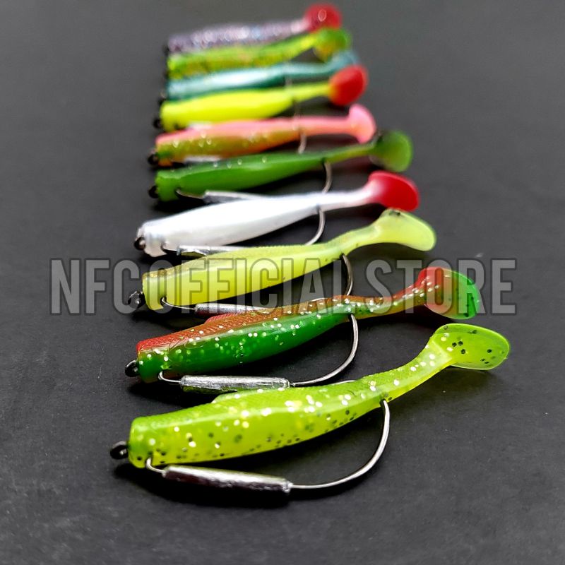 Soft lure ZMAN (replika) 6cm 3,5gram sudah terpasang Wormhook siap pakai &amp; tersedia refillnya