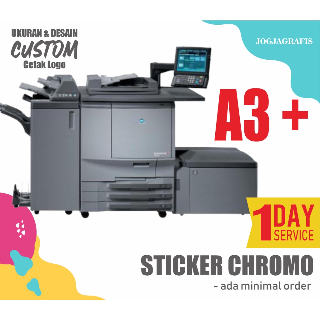 

Stiker Kromo Cuting Custom [ minimal order 4 lembar ]