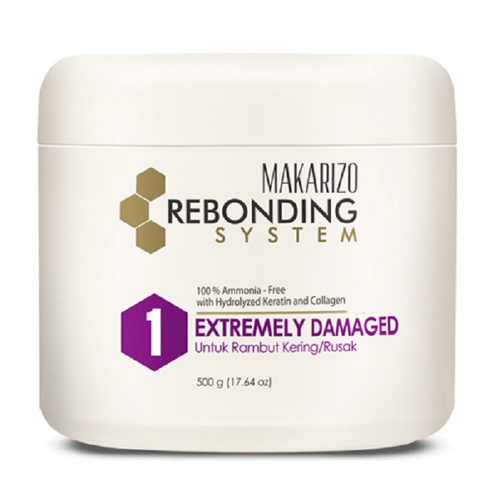 MAKARIZO HAIR STRAIGHTENING CREAM EXTREMELY DAMAGED 500 ML @MJ