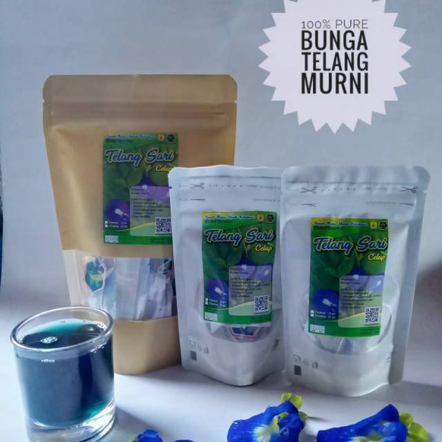 

Teh Bunga Telang Organik Bisa Untuk Asma dan Melancatkan haid
