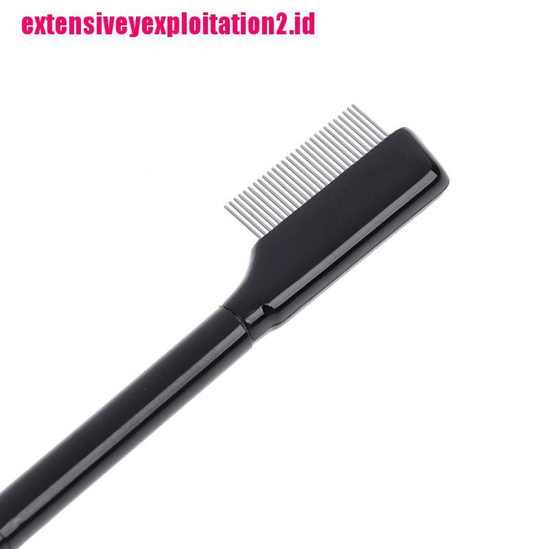 &lt; E2id &amp; &gt; 1pc Sisir Alis / Bulu Mata Extension Bahan Metal