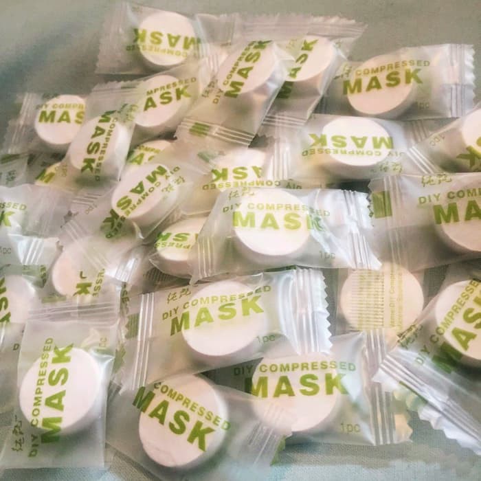 Compresed mask / sheet mask/DIY MASK/compresed mask/sheet mask