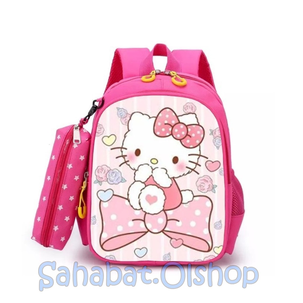 Sahabat HelloKity TK/PAUD Tas Ransel Anak Sekolah Perempuan