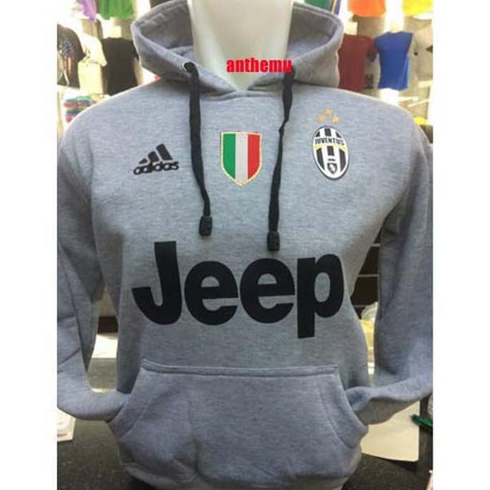 Hoodie Juventus Bola Adidas Nike Jaket Cardigan Kulit Semi
