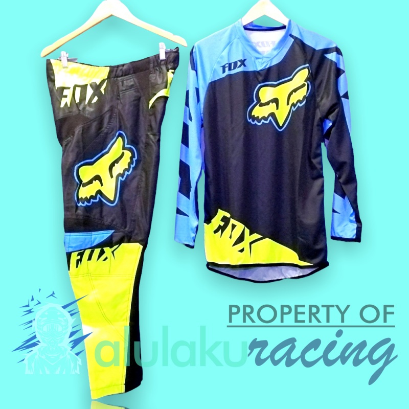 Jersey &amp; Celana Motocross MX Trail Satu Set for Trabas Adventure - 008