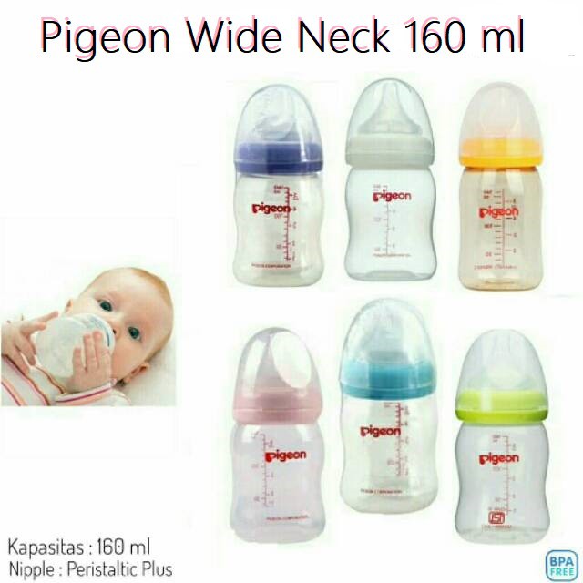 Pigeon Botol Dot Peristaltic Plus Soft Touch Wideneck Wide Neck 160 ml