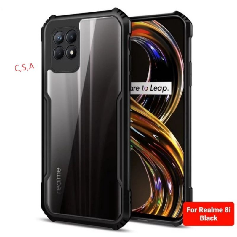 Case Realme 8i Hybrid Clear Cover Shockproof