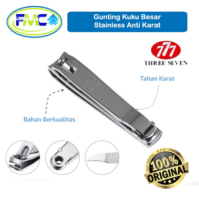 Gunting Kuku Besar Stainless Steel Anti Karat 777 Original Super Tajam Premium Korea Import Nail Clipper Alat Pedicure Menicure